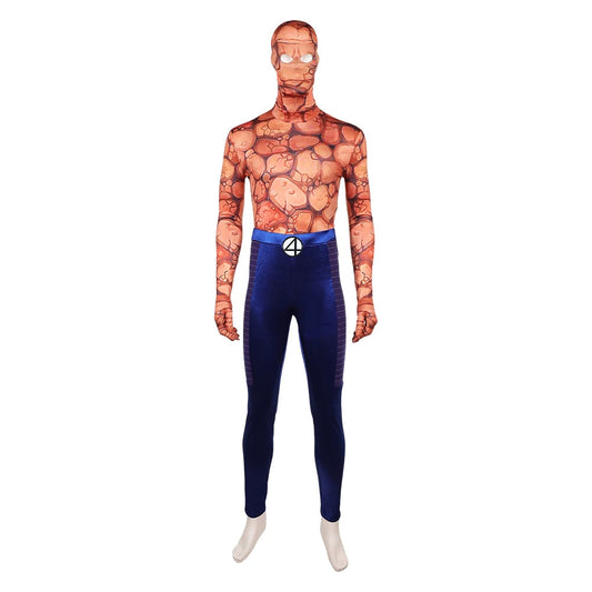 Fantastic Cosplay Four The Thing Costume Ben Roleplay Grimm Top Headgear Pants Outfits Halloween Carnival Party Disguise Suit Good Vibrations