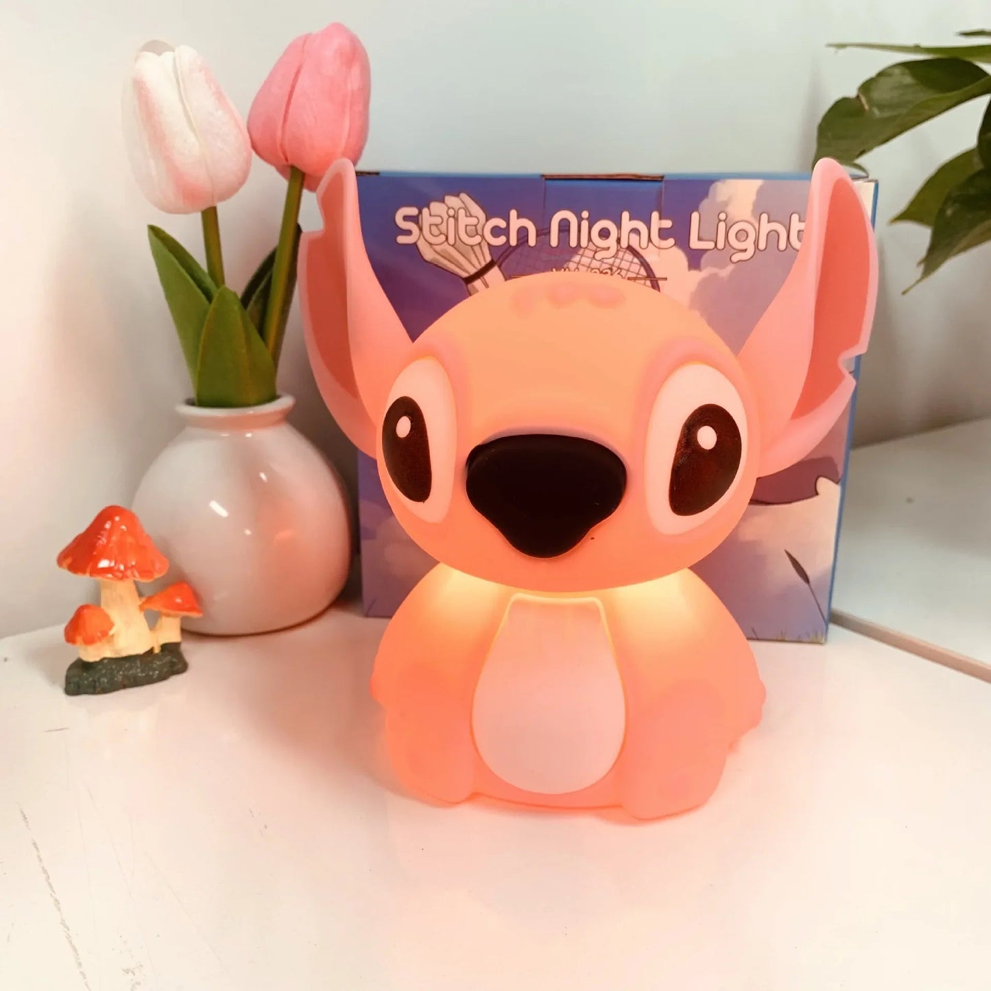 Kawaii Kt Cat Touch Night Light Kawaii Bedside Lamp Cute Anime Decor for Girls Room Gift with Soft Glow Good Vibrations