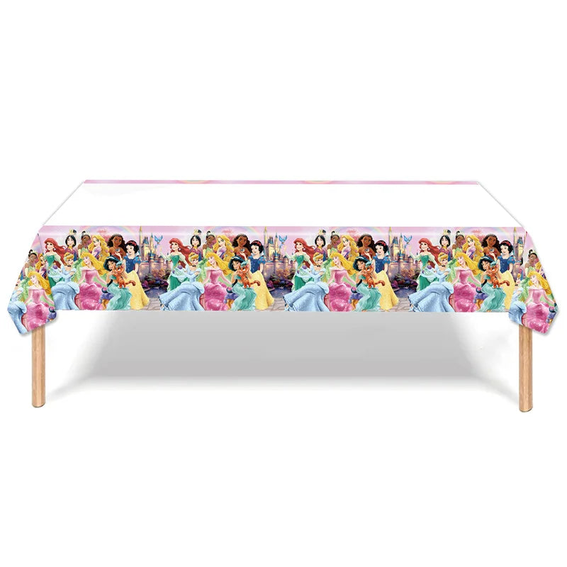 Princess Party Decorations Kids Girls Birthday Supplies Include Paper Cup Plate Napkin Balloon Banner Tablecloth Cake Topper Good Vibrations