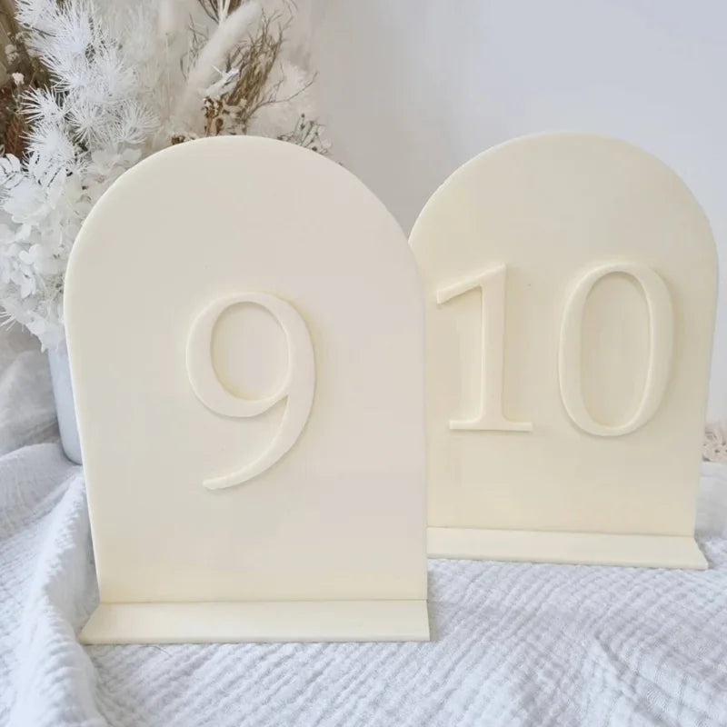 Modern Wedding Table Numbers Arch Serif Neutral Table Sign Wedding Wedding Arch Elegant Signage Luxury Inspiration Wedding Sign Good Vibrations