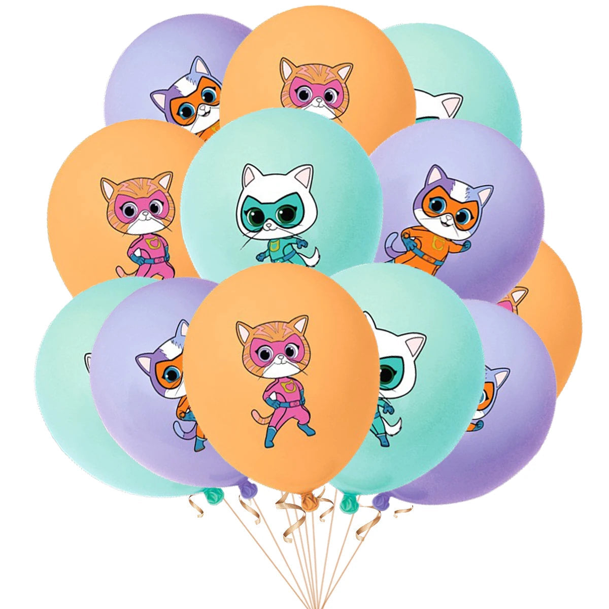 Superkitties Happy Birthday Party Decor Paw Meow Cat Super Kitties Tableware Tablecloth Plate Cup Gift Set Kid Party Supplie Toy Good Vibrations