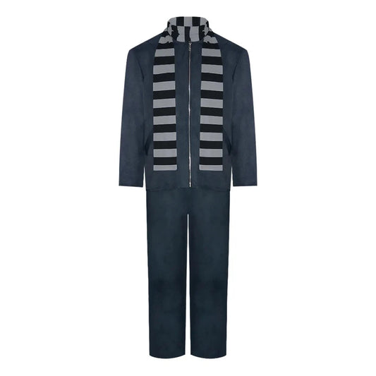 Movie GRU cosplay costume coat pants scarf for men male disguise dress-up party fantasy outfits Halloween carnival suit Good Vibrations