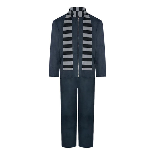 Movie GRU cosplay costume coat pants scarf for men male disguise dress-up party fantasy outfits Halloween carnival suit Good Vibrations