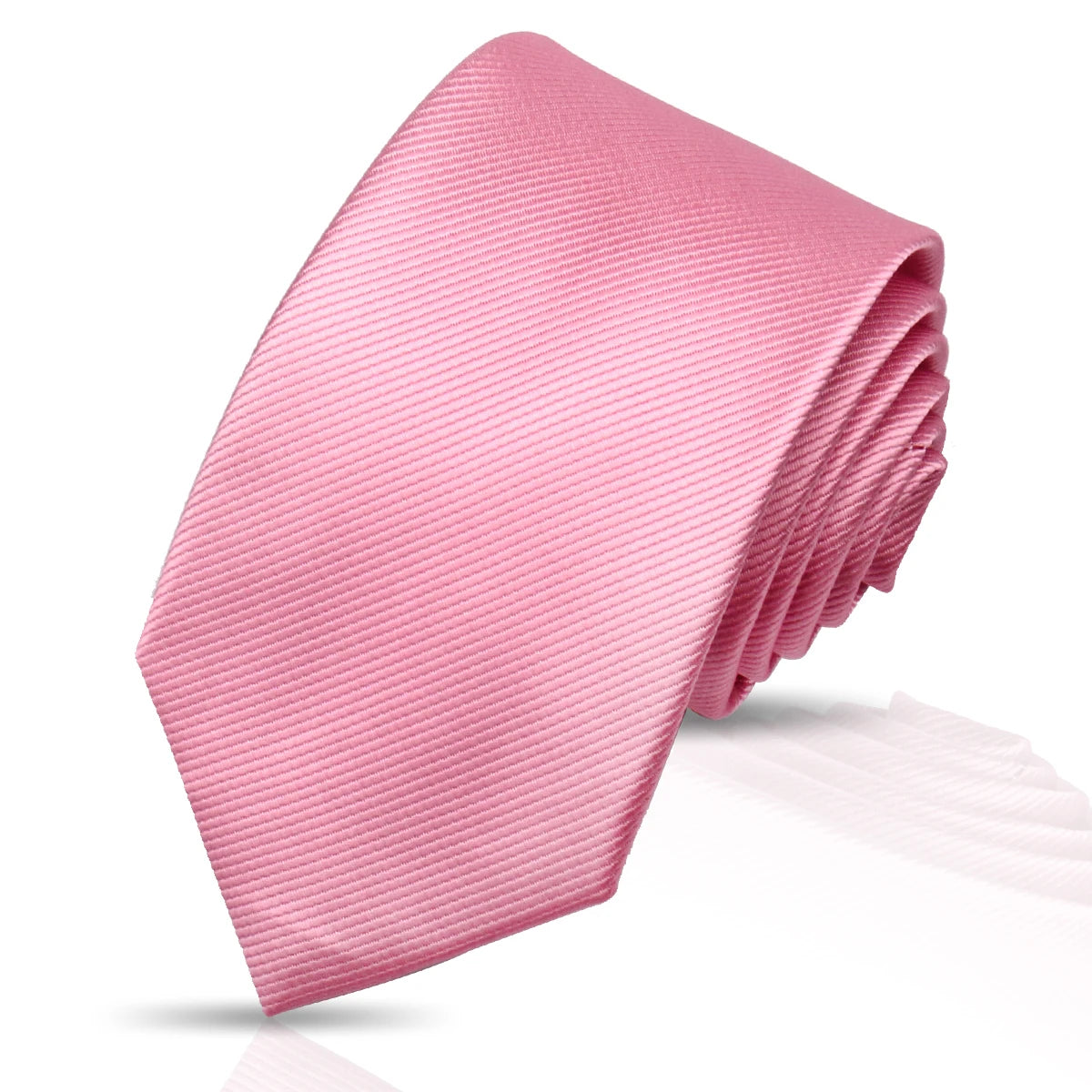 Ties For Men Solid Necktie Wedding Business Ties 7.5cm Slim Coffee Wine Classic Neckties Mens Business Gift Fashion Gravats Good Vibrations