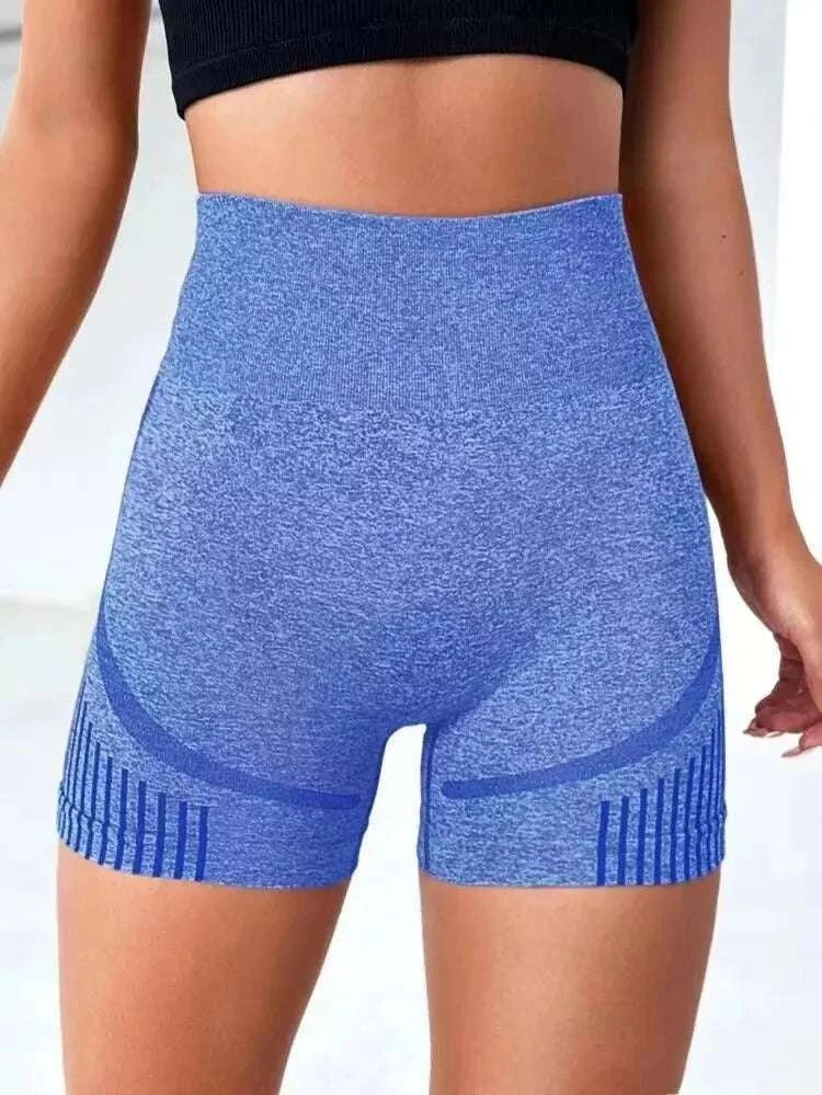 Women Yoga Shorts High Waist Workout Shorts Fitness Yoga Lift Butt Fitness Ladies Yoga Gym Running Short Pants Sportswear Good Vibrations