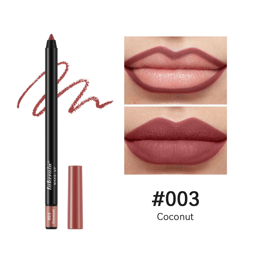 Lip Liners Pencil Eyeliner Lips Original Makeup Long Lasting Lip Liner Set Lipliner Pencil Waterproof Cosmetics Brown Lipstick Good Vibrations