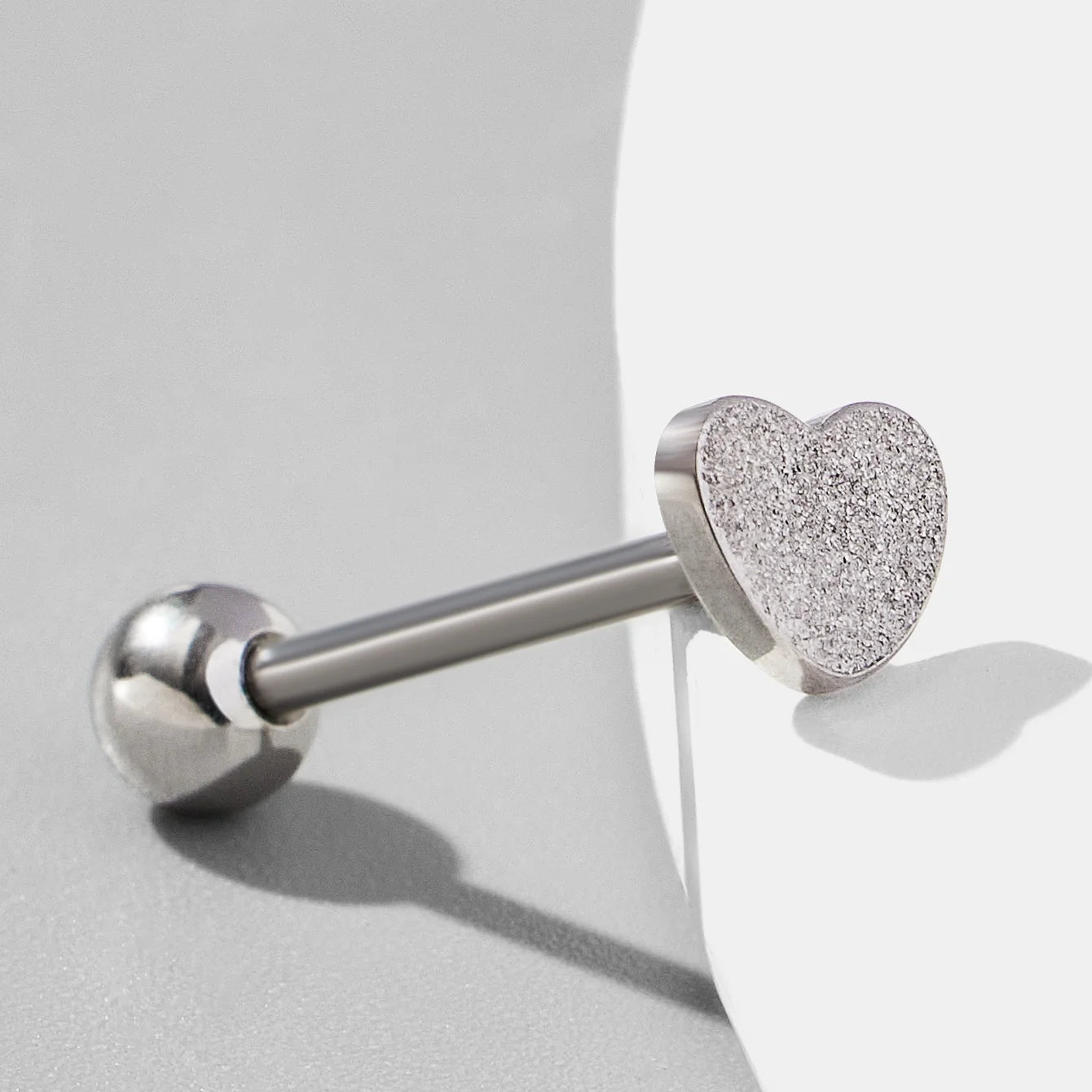 14G Stainless Steel Tongue Rings Straight Barbells Heart Shape Skull Shape Rose Shape Tongue Piercing Jewelry Good Vibrations Adult Super Store