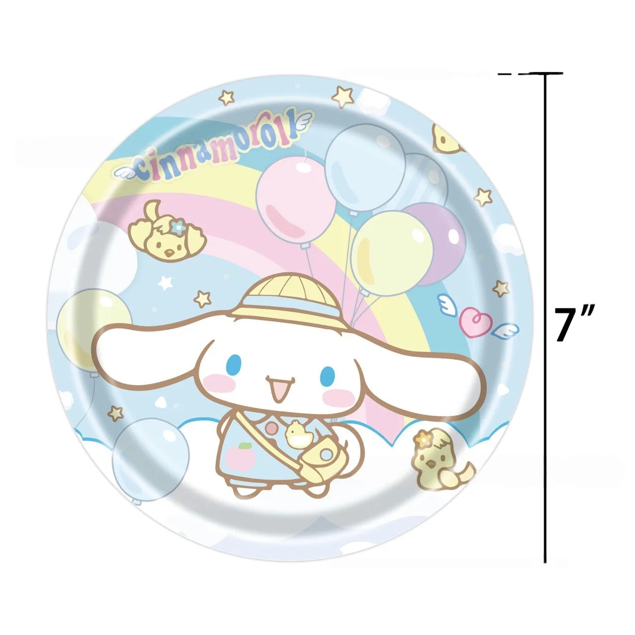 Cinnamorolls Birthday Party Decoration Tableware Set Balloons Cup Plate Banner for Kids Party Favors Baby Shower Supplies Good Vibrations