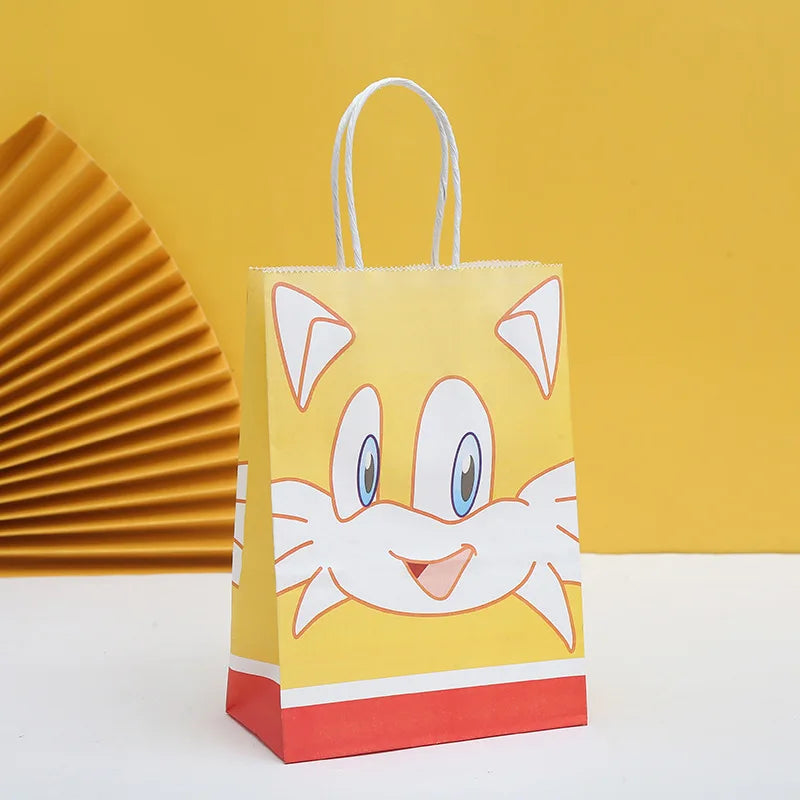 New Sonics Birthday Party Decorations Kids Party Supplies Paper Cups Tablecloth Cake Toppers Backdrop Baby Shower Decoration Good Vibrations