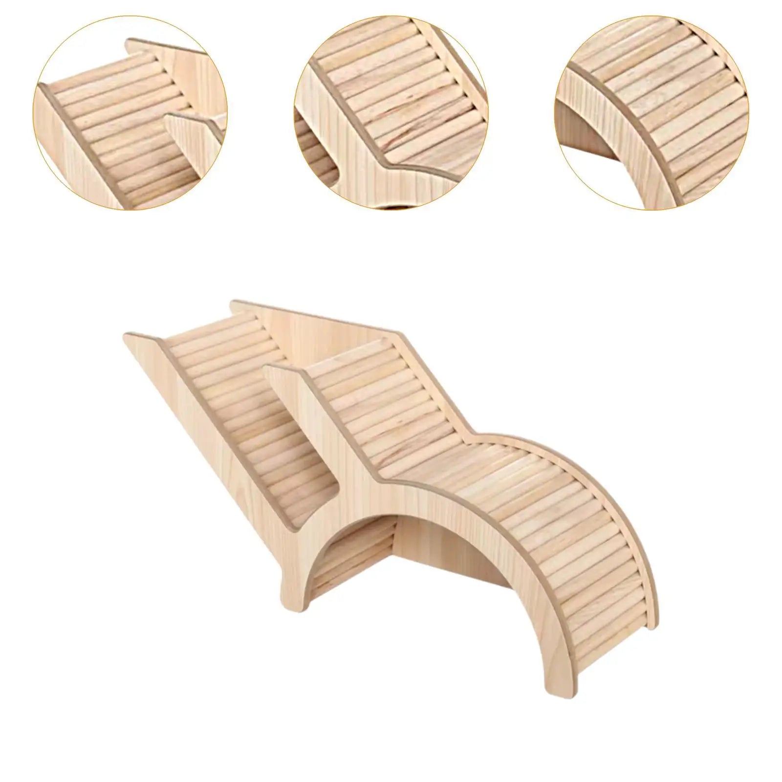 Wooden Hamster House,Hamster Hideout,Small Pet Castle Home,Wood Small Animal Good Vibrations