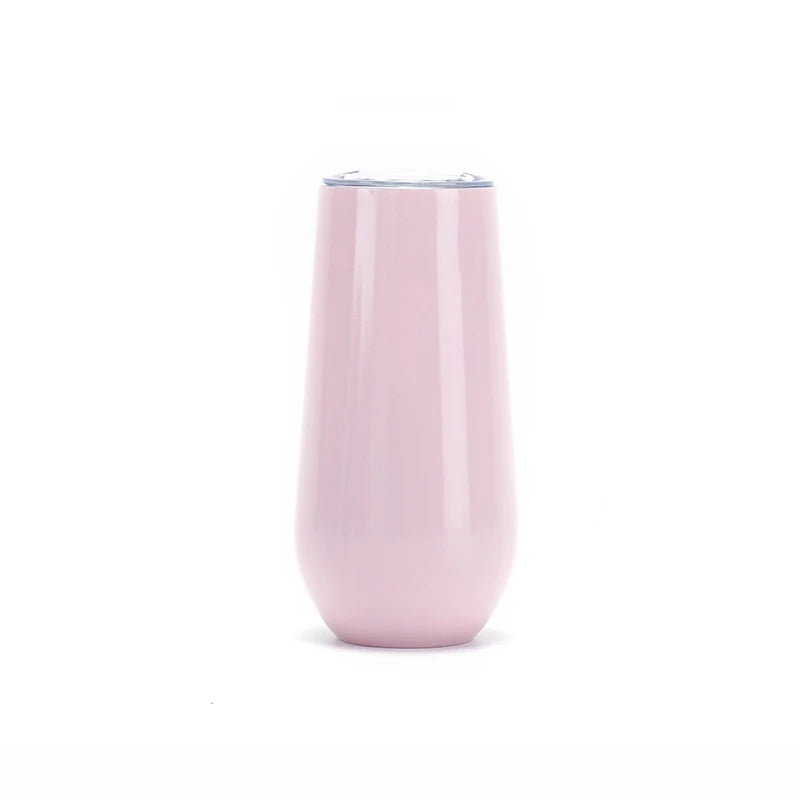Personalized Bridesmaid Champagne Tumbler Good Vibrations