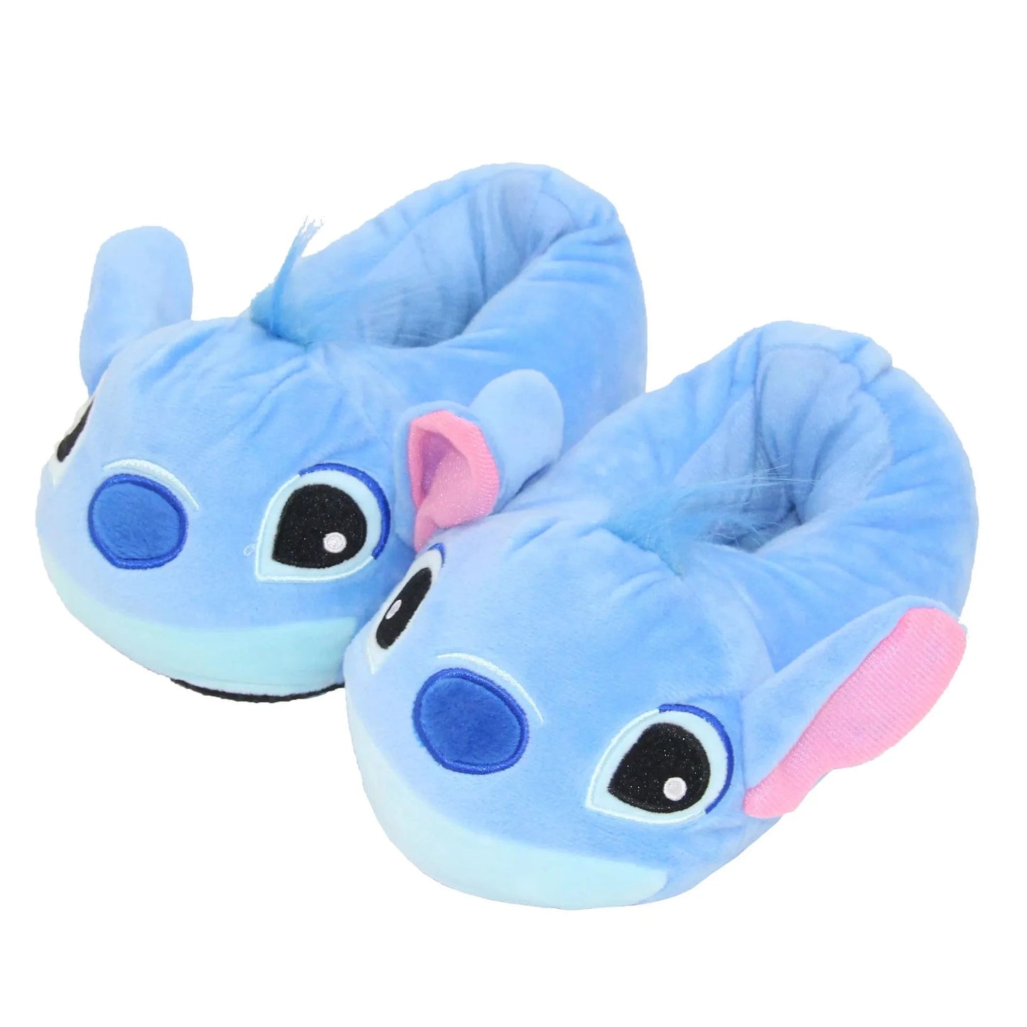 Cartoon Stitch Plush Home Slippers Cute Autumn Winter Cotton Warm Slipper Kids Women Stuffed Doll Indoor Shoes Christmas Gift Good Vibrations