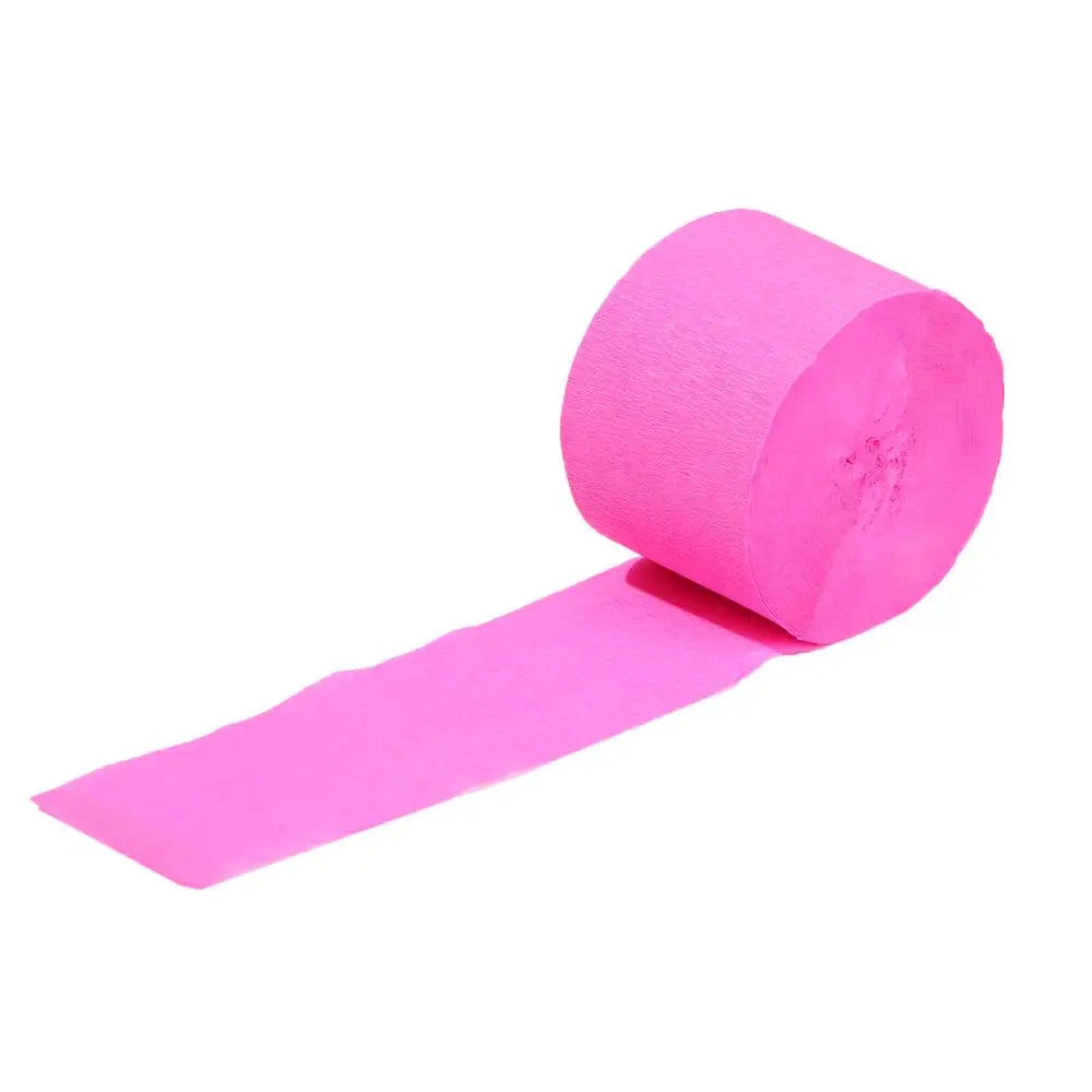 1 Roll DIY Party Supplies Baby Shower Decoration Garland Photography Backdrops DIY Paper Crepe Paper Streamers Wedding Decor Good Vibrations
