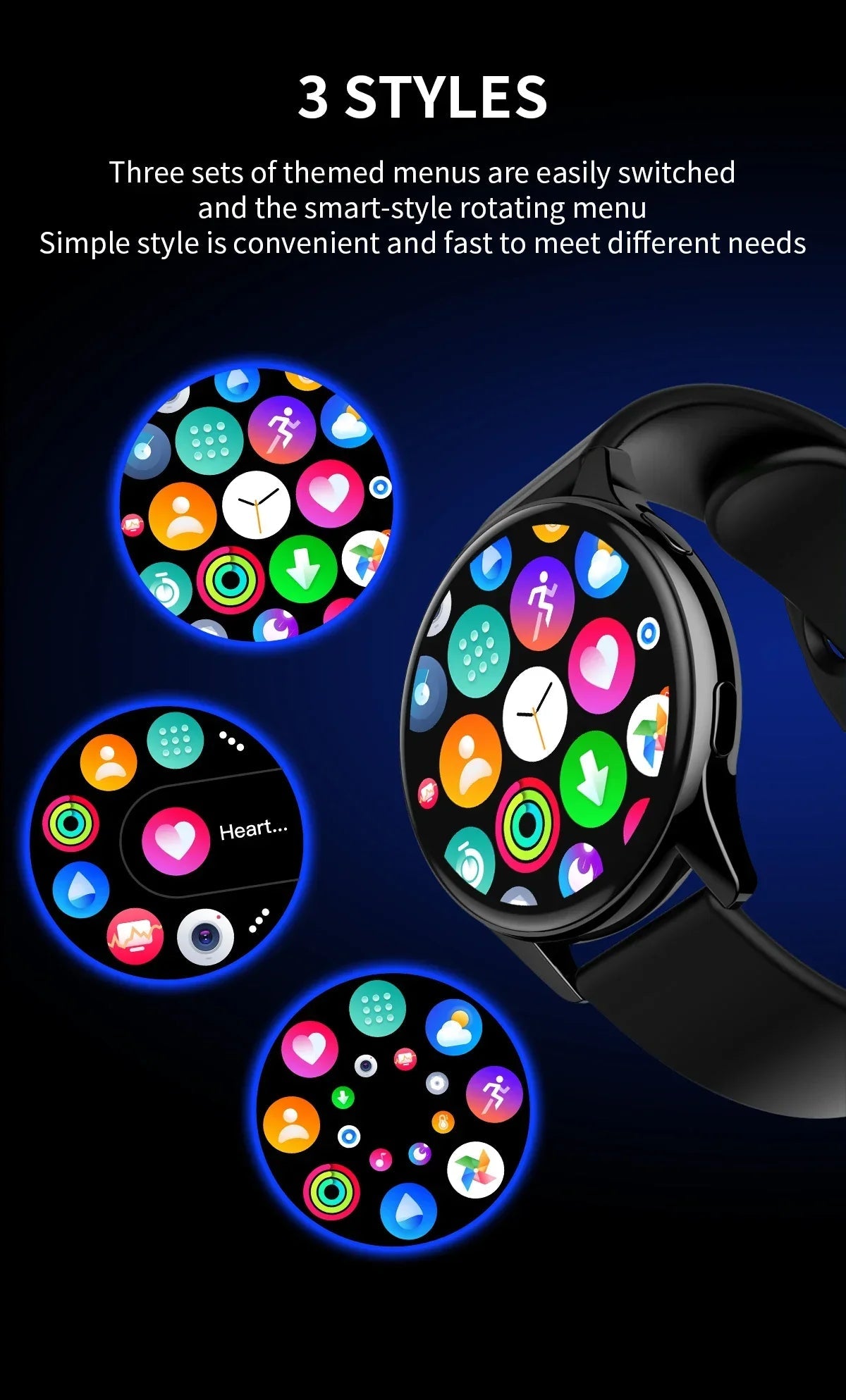 New Women Bluetooth Call Smart Watch HeartRate Blood Pressure Monitoring Smartwatches IP67 Waterproof Men Smartwatch+Box Good Vibrations Adult Super Store