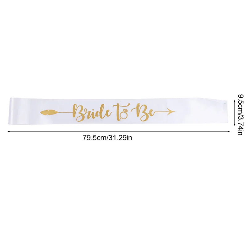 Bride Tribe Bridesmaids Sashes Set for Bridal Shower Decorations Wedding Favors Bachelorette Party Supplies Bride to be Gift Good Vibrations