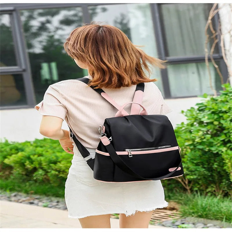 New High Quality Women's Shoulder Bag Large Capacity Oxford Cloth Bags Ladies Backpack Woman Color Tote Women Shoulder Backpacks Good Vibrations Adult Super Store