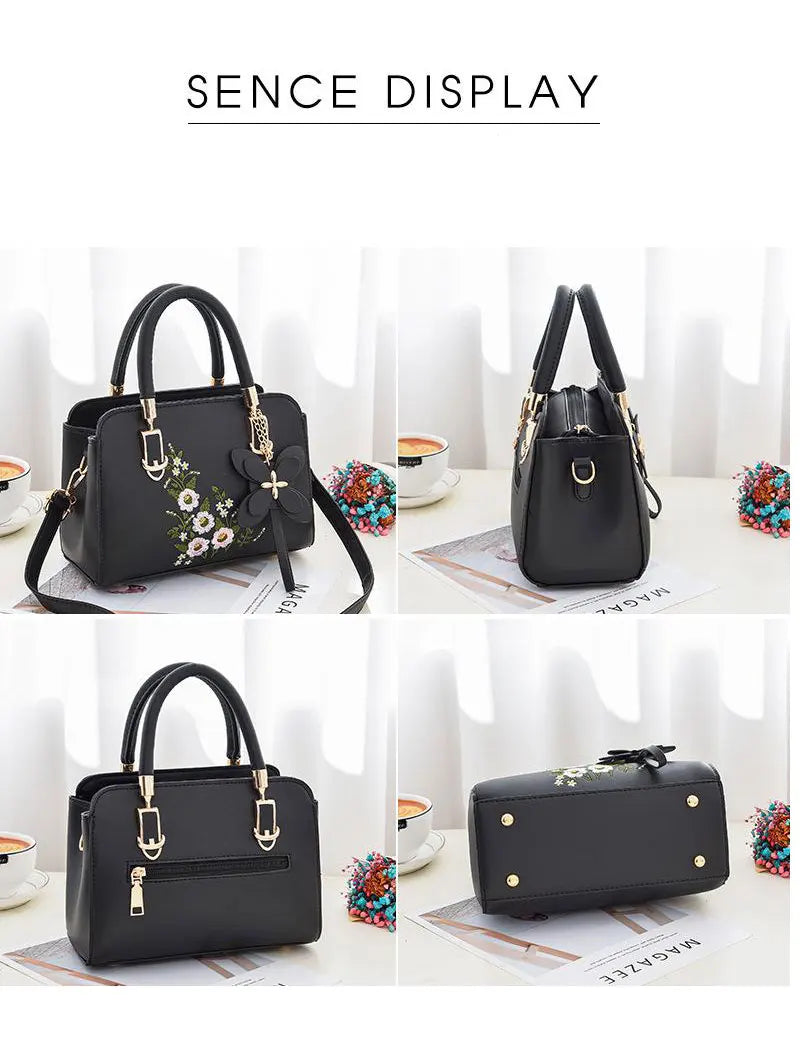 Woman shoulder bag Large capacity Handbag for Women Crossbody bag Lychee pattern PU Portable bucket bag ladies messenger bags Good Vibrations