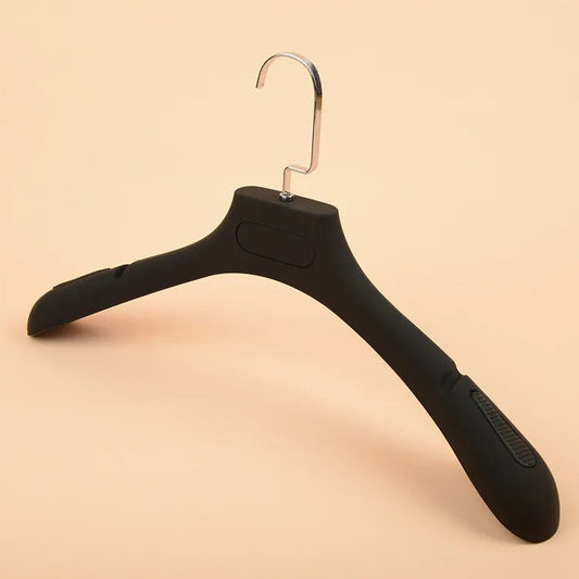 High-End Flat Hook Plastic Clothes Hanger Wide Shoulder Seamless Suit Hanger for Men Women in Clothing Stores Wedding Dress H... Good Vibrations