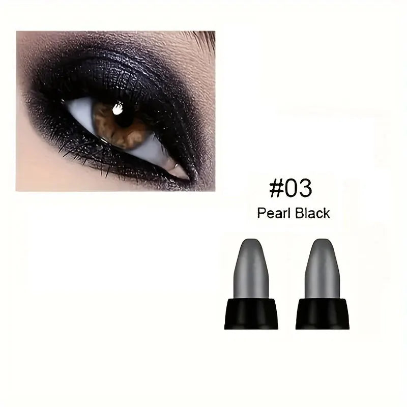 16 Colors Pearlescent Eyeliner, Color Glitter Waterproof Long-Lasting Eye Makeup Non-smudge Eyeliner Good Vibrations