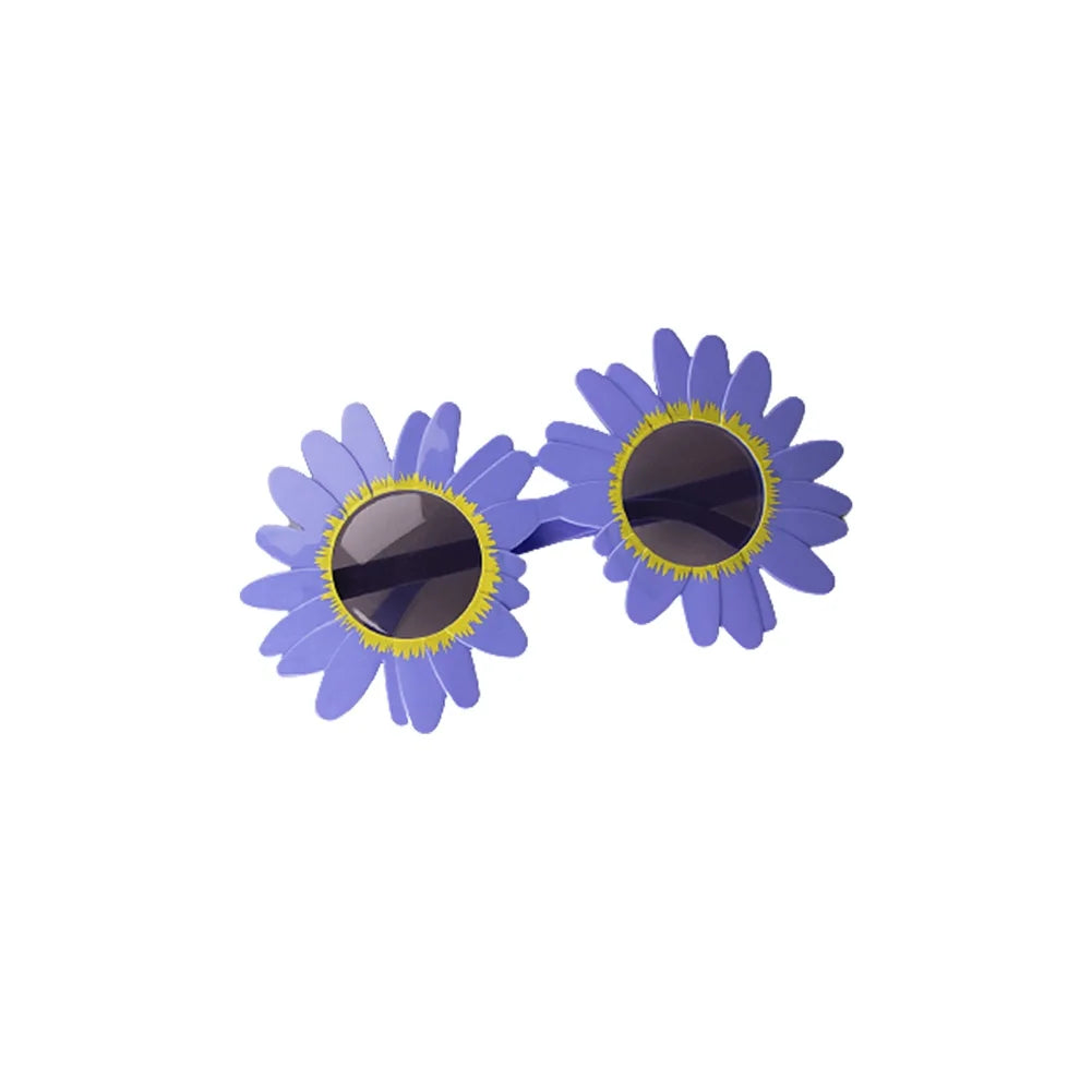Sunflower Sunglasses Little Daisy Shape Sun Glasses Funny Party Decorative Eyeglasses Plastic Gathering Picnic Photography Props Good Vibrations