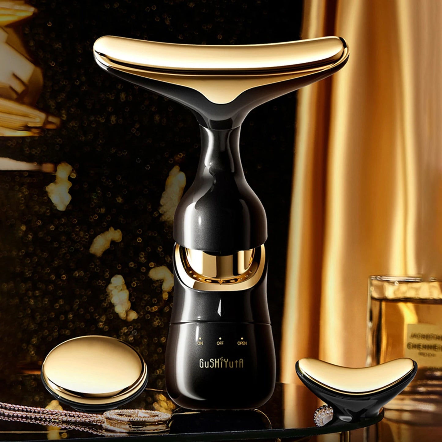 3 Heads Skin Care Facial Firming Massager Multifunction Skin Care Face Sculpting Tool for Women Daily Skin Care Routine Good Vibrations Adult Super Store