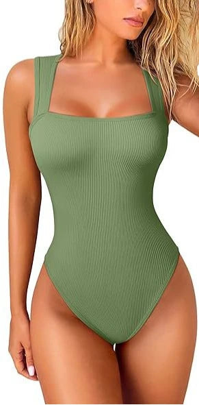 Women Sexy Thread Short Bodysuit Seamless Sleeveless Knited Bodysuit Fitness Yoga Trainning High Elastic Sports Unitard Jumpsuit Good Vibrations