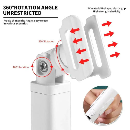 Nails Art Tools Quick Dry Nail Dryer Stand Lamp USB with Bracket Mini UV Curing Light Rotatable Portable Gel Polish Dryer Travel Good Vibrations