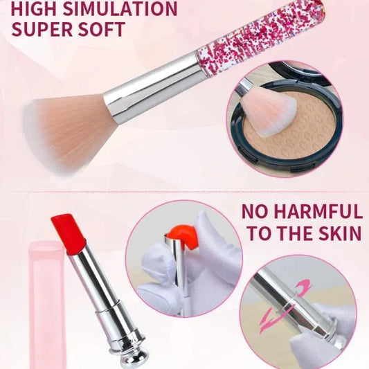 Simulation Cosmetics Set Kids Play House Toys Simulation Make up Lipstick Nail Paint Educational Toys Pretend Makeup Girls Game Good Vibrations