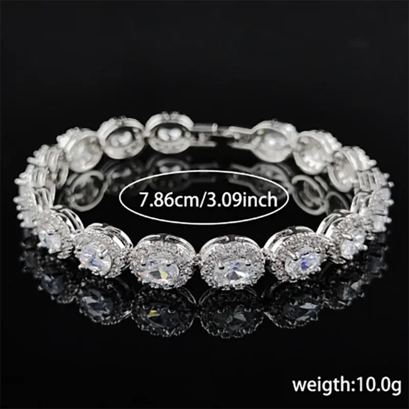 2024 New Luxury Blue Red Green Black Color Bracelet Bangle for Women Anniversary Gift Jewelry Wholesale S6923 Good Vibrations