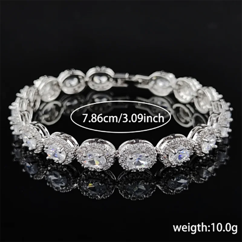 2024 New Luxury Blue Red Green Black Color Bracelet Bangle for Women Anniversary Gift Jewelry Wholesale S6923 Good Vibrations