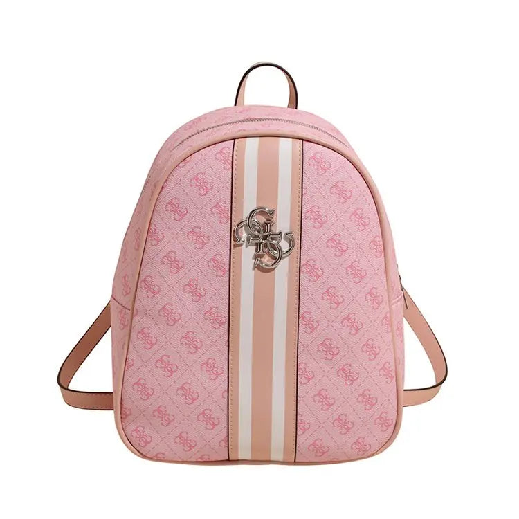 2025 Trendy Casual Simple Old Fashioned Printed Backpack for Women - Spacious Design, Multi - Compartment, Perfect for Daily Use Good Vibrations