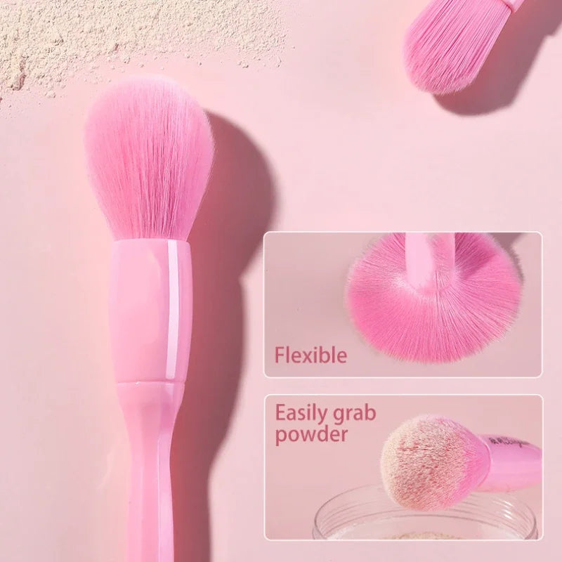 10 pcs Candy Color Makeup Brushes Set 2021 New Powder Foundation Eyebrow Eyeshadow Blush Make Up Tools Kit Foundation Brush Set Good Vibrations