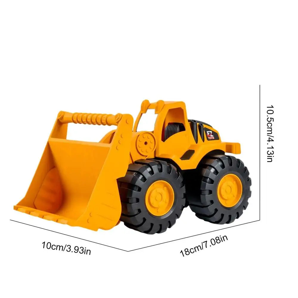 Excavator Toy Inertia Driving Excavator For Kids Construction Fleet Toddler Early Education Construction Vehicles Toys Good Vibrations