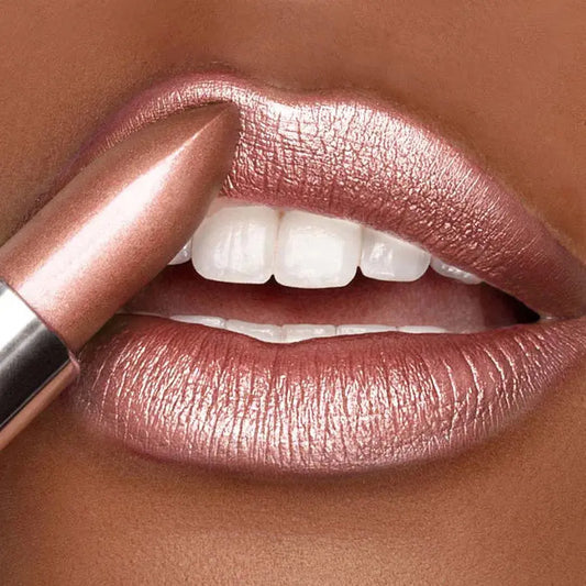 1PC Metallic Lipstick Longlasting Glitter Lip Glaze Waterproof Moisturize Red Luminous liptint Shimmer Shiny Lipgloss Makeup Good Vibrations