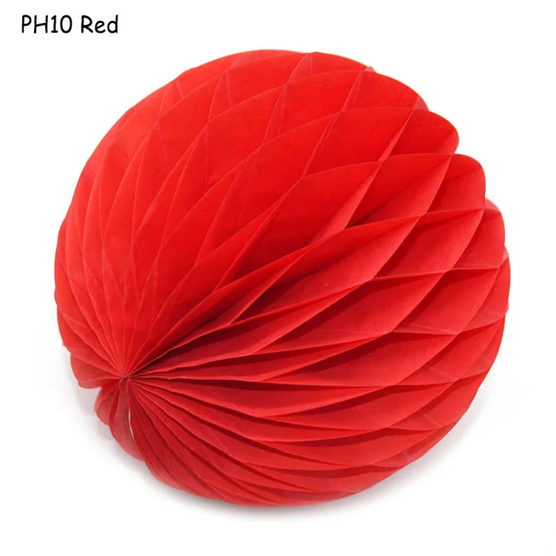 5pcs/lot 10/15cm Decorative Paper Honeycomb Ball Pastel Flower Wedding Kid Birthday Party Decoration Baby Shower Supplies8Z Good Vibrations