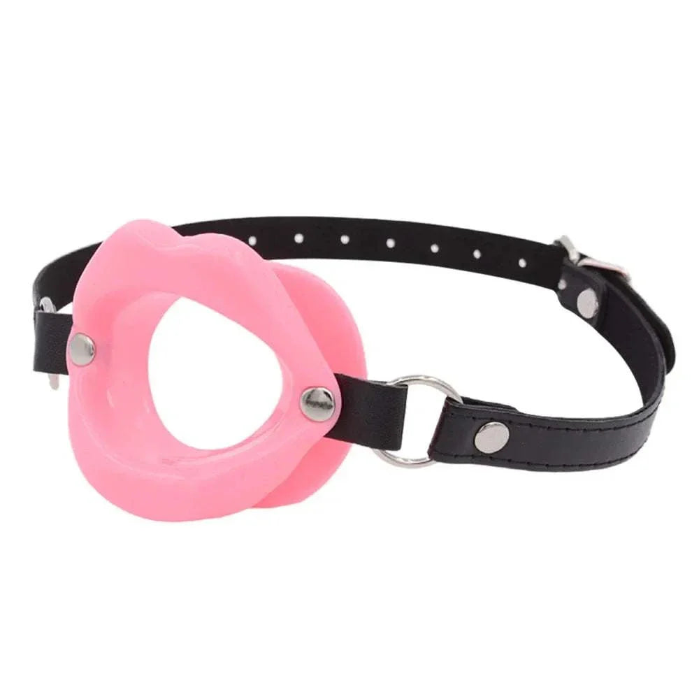 Adult Games Silicone Lips O Ring Open Mouth Gag Oral Fetish Obedient Slave BDSM Bondage Restraints Cosplay Sexy Toys Accessories GOOD Vibrations