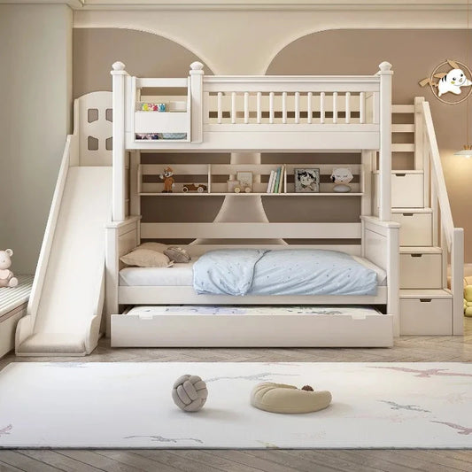 Comforter Wooden Kids Beds Boundary King Size Modern Style Bunk Children Beds Princess Bedroom Litera Infantil Kids Furniture Good Vibrations