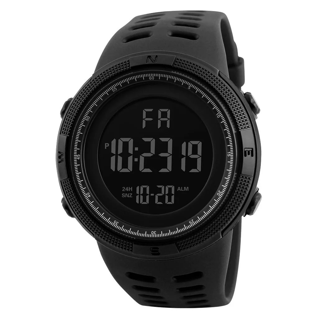 Electronic Watch For Mens Military Sports Watches Luminous Multifunction LED Digital Wristwatch for man kids Boy Student Teen Good Vibrations