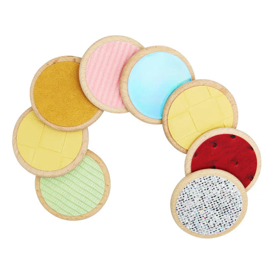 Children Sensory Toys Tactile Board Matching Game Tactile Classification Color Cognition Parish Memory Training Montessori Toys Good Vibrations