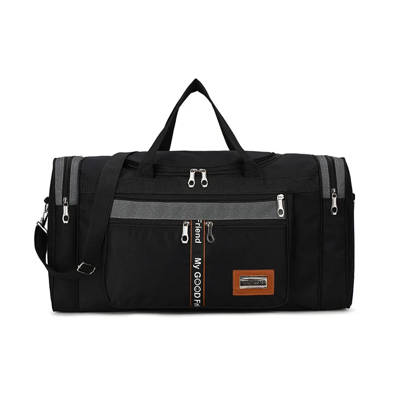 Travel Bag Large Capacity Handbag Portable Outdoor Carry Luggage Convenient Practical Male's Weekend Duffle Bags Good Vibrations