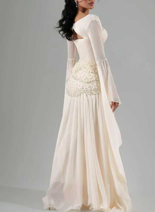 Customized Formal Dress Women Elegant Wedding Dress Plus Size Party Dresses Women Evening Vestidos De Fiesta שמלות ערב לבן فسات Good Vibrations
