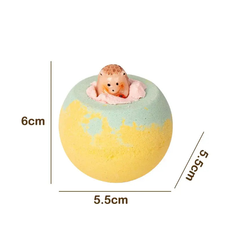 Inside Surprise Bubble Bath Fizzies Vegan Essential Oil Spa 1pcs Bath Bombs For Kids With Toys Good Vibrations