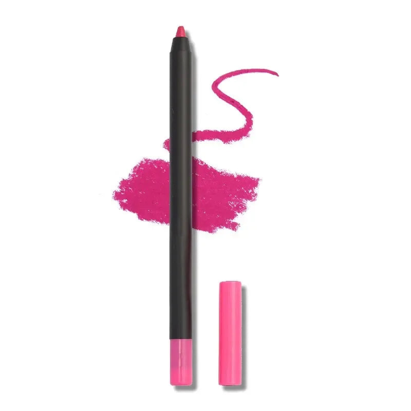 12 Color Matte Brown Lip Liner Waterproof Long Lasting Moisturizing Sexy Lip Pencil Women Natural Lipstick Makeup Lip Cosmetics Good Vibrations