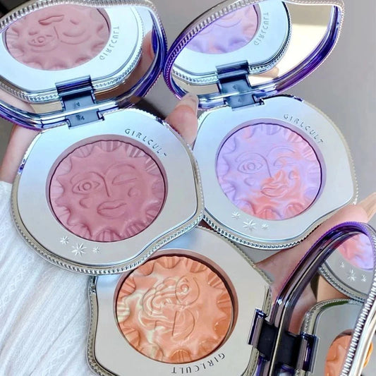 Girlcult Soft Matte Blush Long Lasting Pigmented Natural Velvet Finish Tiktok Trending Aesthetic Blusher for Cheeks Good Vibrations