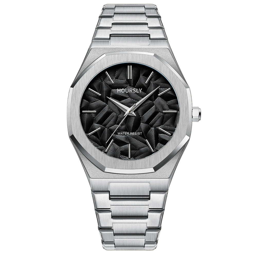 Watch For Men Original Top Brand All Black Stainless Steel Men's Wristwatch Classic Business Waterproof Japan Movement Good Vibrations