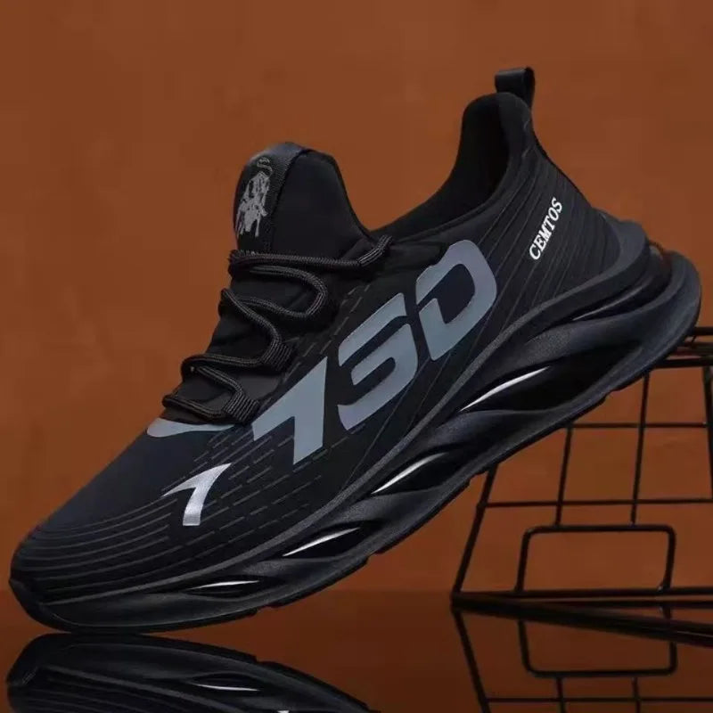 2025 Men's Sports and Leisure Shoes Training Tennis Shoes Casual Casual Shoes Fashionable and Versatile Sports Shoes Breathable Good Vibrations