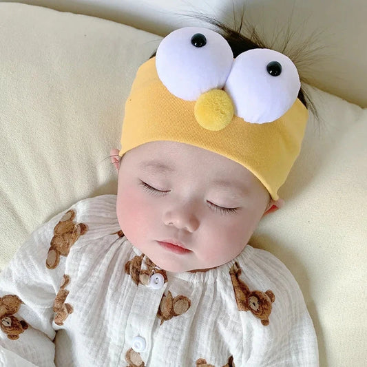 Big Eyes Cartoon Baby Hairband Kids Soft Elastic Nylon Headband Cute Children Hair Accessories Funny Toddler Headdress Headwear Good Vibrations