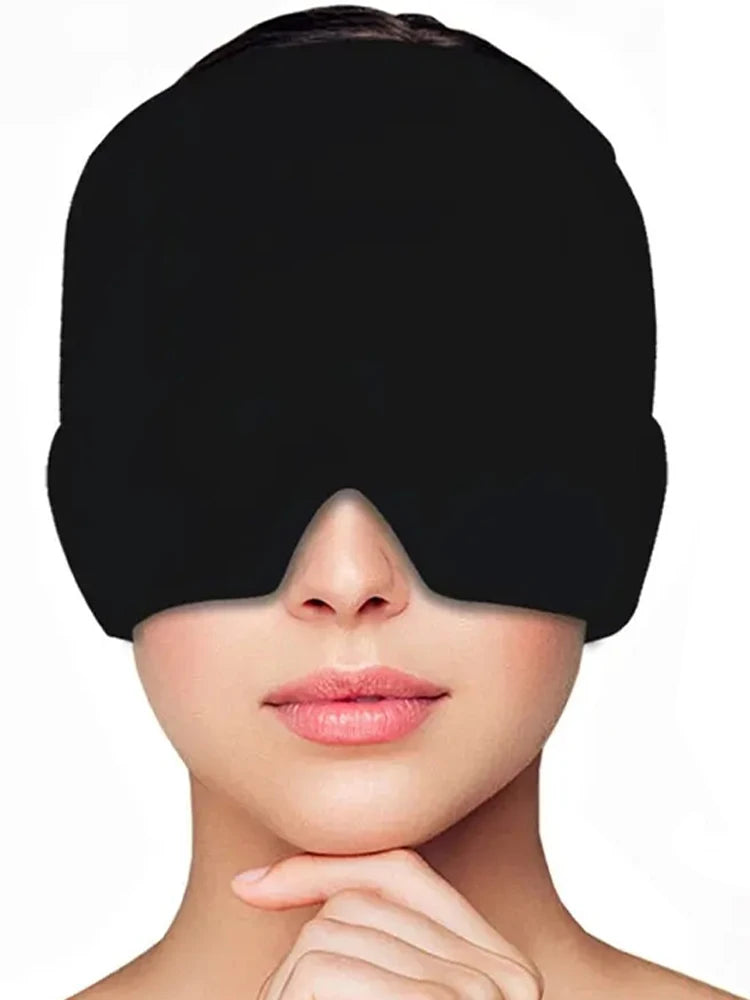 Ice Cap Hat headache hat Gel Hot Cold Ice Cap For Ice Hat Eye Mask Stress Pressure Good Vibrations