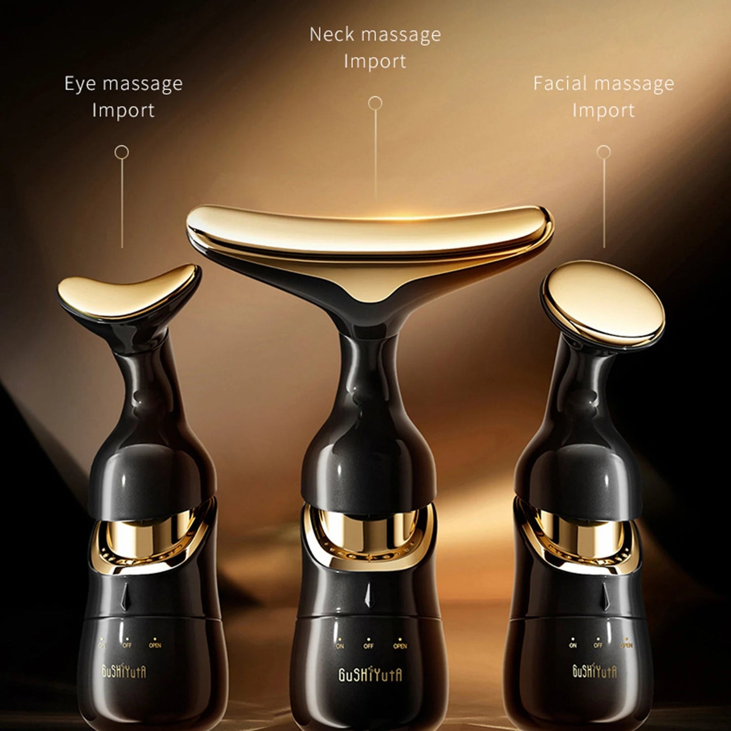 3 Heads Skin Care Facial Firming Massager Multifunction Skin Care Face Sculpting Tool for Women Daily Skin Care Routine Good Vibrations Adult Super Store