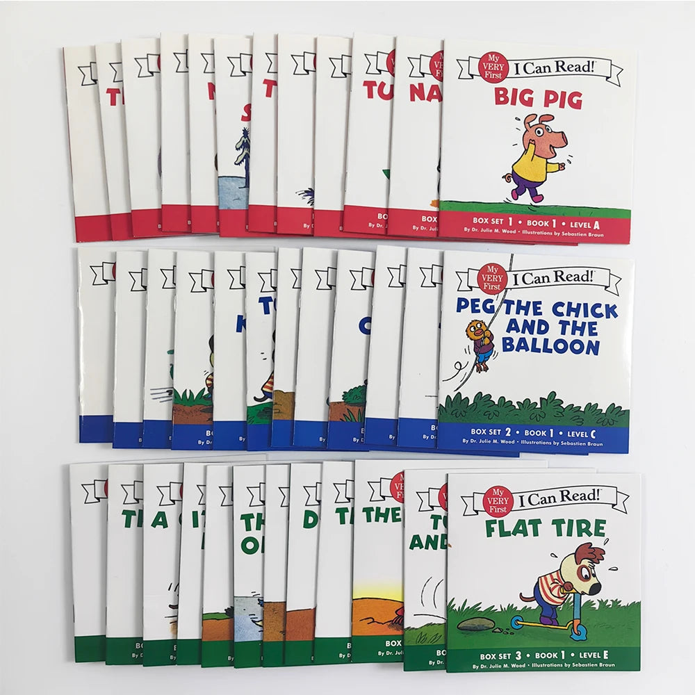 12 Books Set My Very First I Can Read English Picture Book for Beginner Pocket Book for Children Kids Montessori Bedtime Reading Good Vibrations